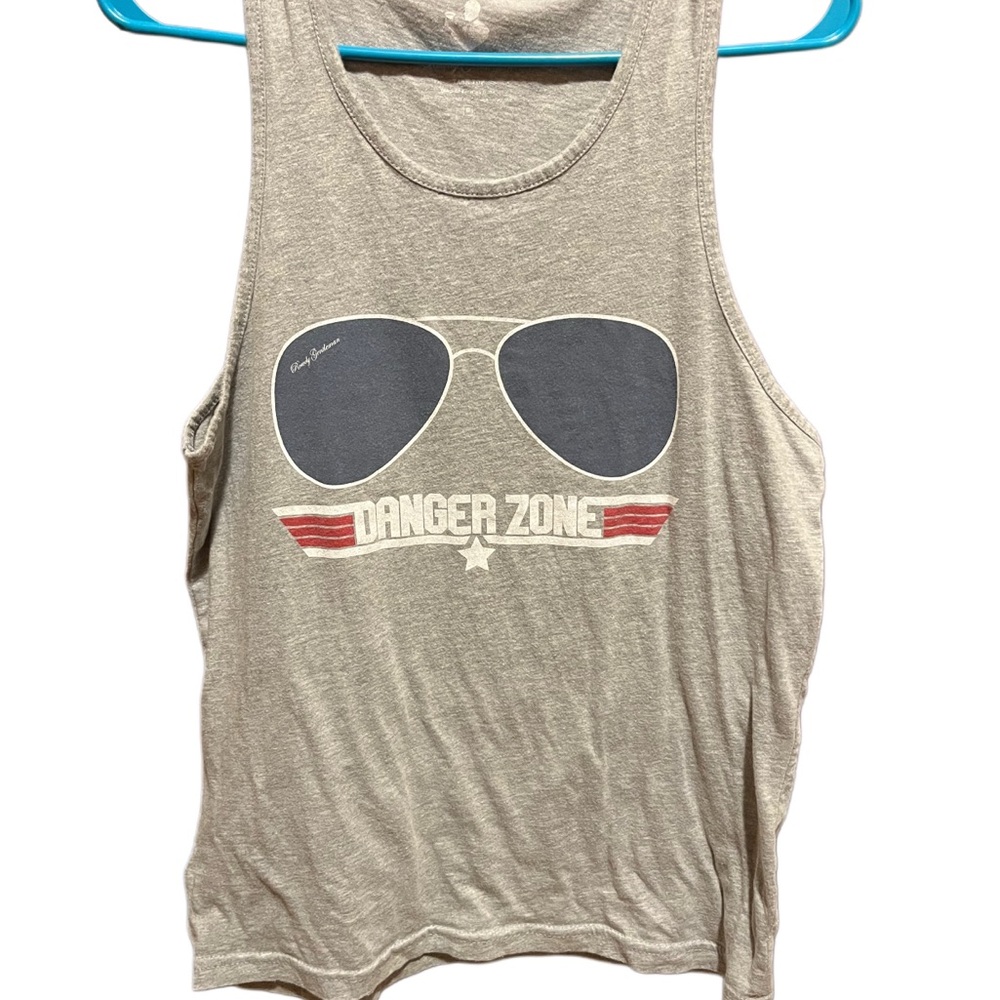 Danger Zone Graphic Tank Top